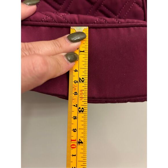 Vera Bradley Maroon Quilted Crossbody Bag - Picture 9 of 12